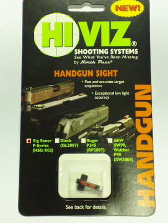 hivizsig Merek Hiviz SIG Overmolded Pistol Sight rdeč - slika 1