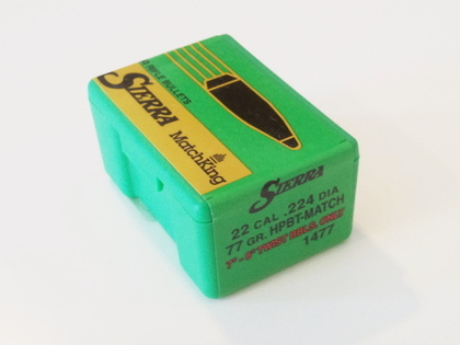 sierra77 Krogle Sierra .224 Match HPBT 77gr - slika 1