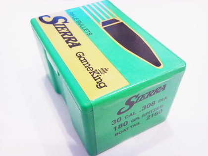 sierrapspbt308 Krogle Sierra .308 Game King PSPBT 180gr - slika 1