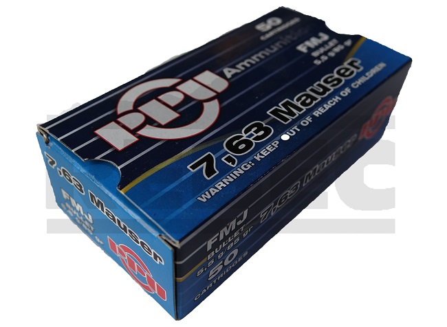 PPU763mauFMJ PPU 7,63 Mauser 85gr FMJ - slika 1