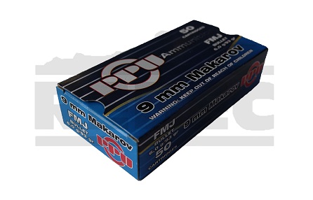 PPU9mak93 PPU 9x18 Makarov 93gr FMJ - slika 1