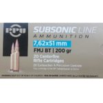 PPU 7,62x51 Subsonic 200gr