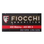 Fiocchi .455 Webley 262gr LRN