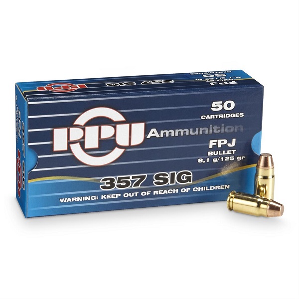 ppu357sig1 PPU .357 Sig 125gr FPJ - slika 1