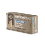 PPU 9x19mm 158gr FMJ Subsonic