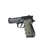 Hogue Beretta 92 Olive W/Finger Grooves