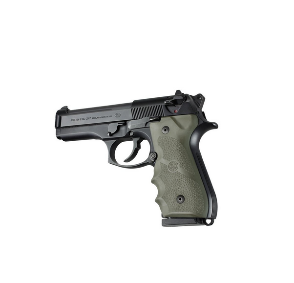 92001 Hogue Beretta 92 Olive W/Finger Grooves - slika 1