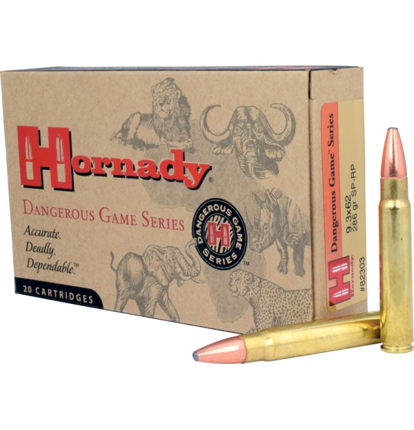 82303 Hornady 9,3x62 Interlock Dangerous Game - slika 1