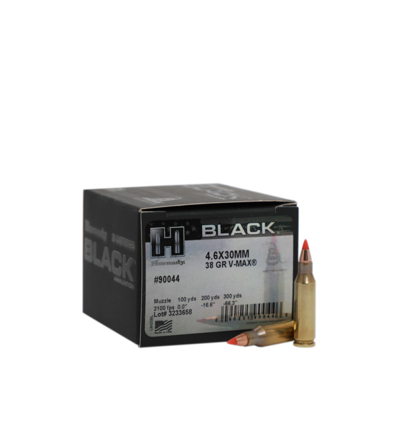 90044 Hornady 4,6x30mm V-MAX 38gr Black - slika 1