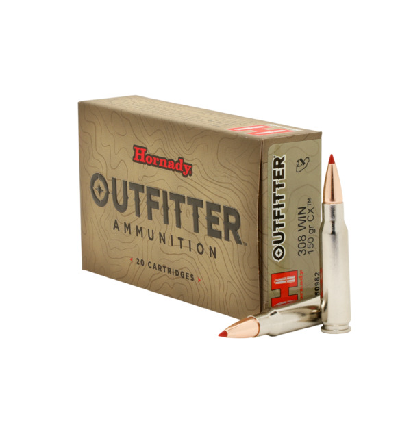 80982 Hornady .308 Win 150gr CX Outfitter - slika 1