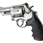 HOGUE Smith&Wesson N Frame Square Back rubber grip Black